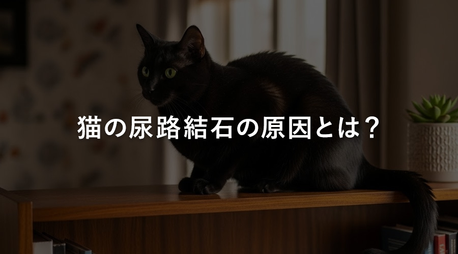 猫の尿路結石の原因とは？