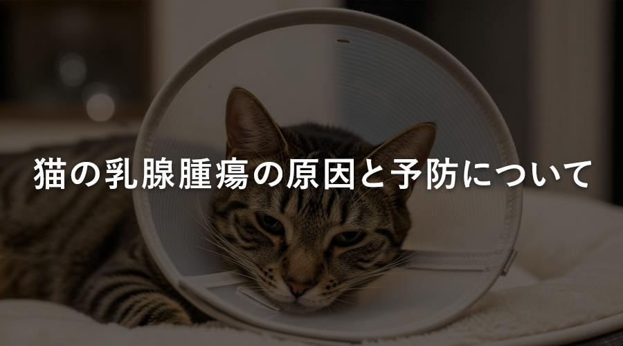 猫の乳腺腫瘍の原因と予防について